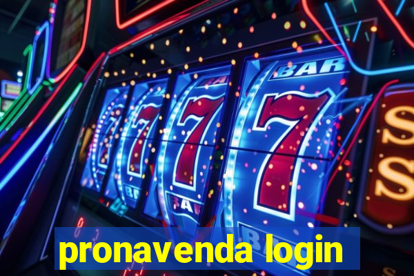 pronavenda login